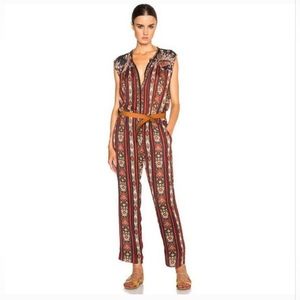 Isabel Marant Etoile Tad Paisley Print Jumpsuit